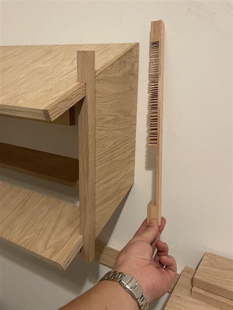 Scrap red oak wood / ply shoe shelf : r/woodworking