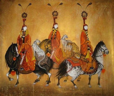 Zayasaikhan Sambuu Art And Illustration, Arte Equina, Oriental, Magic ...