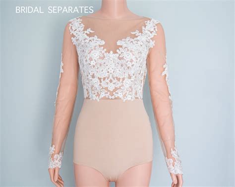 Wedding Bodysuit Long Sleeve Wedding Bodysuit Wedding - Etsy