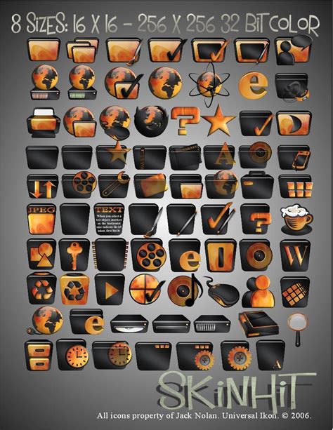 Иконки SkiNHIT Element IconPackager