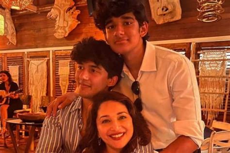 Madhuri Dixit shares adorable pic with sons Arin and Ryan