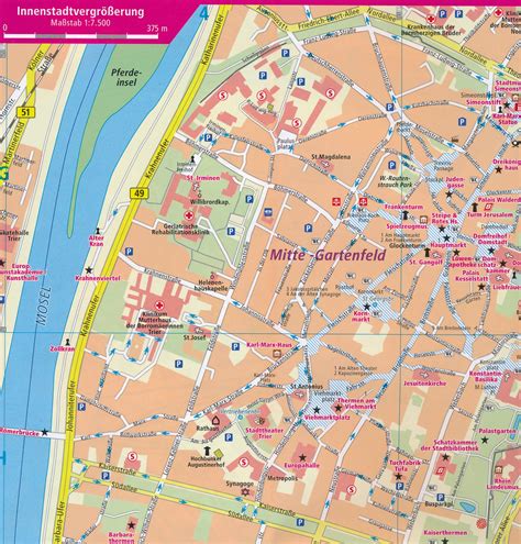 Stadtplan Trier Zum Ausdrucken