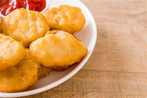 Chicken nuggets with sauce stock photo. Image of fresh - 150403284