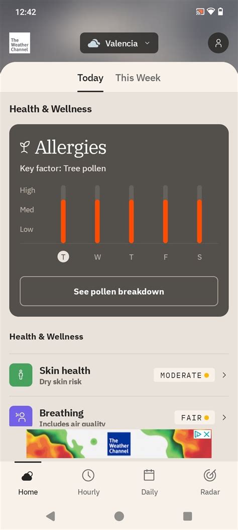 weather channel apk   android