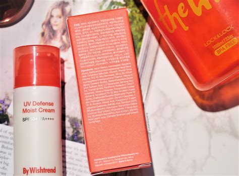 By Wishtrend UV Defense Moist Cream SPF50+ PA++++ | Review | Girl ...