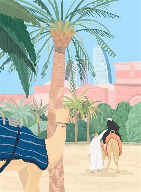 Life in UAE Illustration on Behance