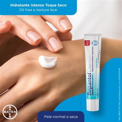 Hidratante Corporal Toque Seco - Hidratante Corporal Bepantol Derma Intenso Toque Seco 30g - Coop Drogaria