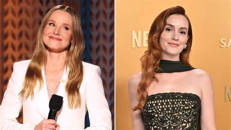mini gossip girl reunion  place   sag awards  marie claire