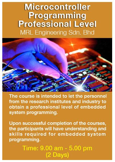 Microcontroller Programming Professional Level | MRL Engineering Sdn ...