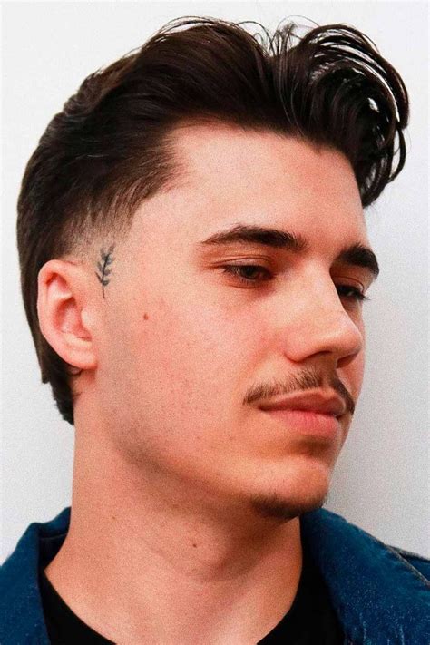 middle part hairstyles  men  rock  year artofit