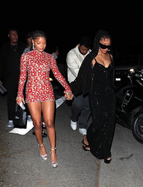 Halle Bailey and Chloe Bailey - Live Nation Party During Grammy Weekend