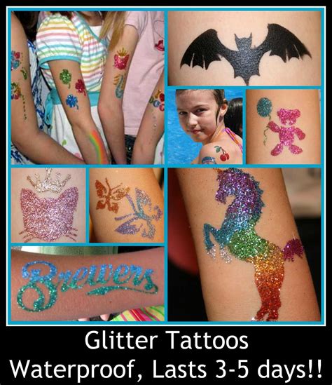 Glitter Tattoos by Amplified Artistry | Waterproof and last 3-7 days
