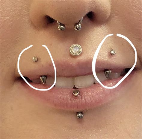 Lip Piercing Angel Bites