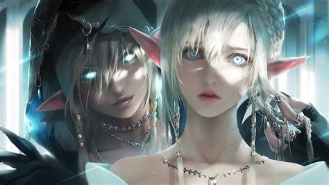 Fantasy Girl Elf 4K #2090f Wallpaper 4K HD