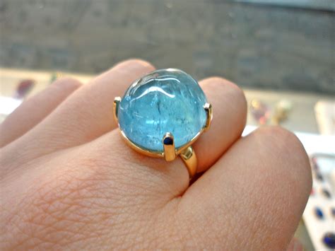 Aquamarine stone ring - rightkr