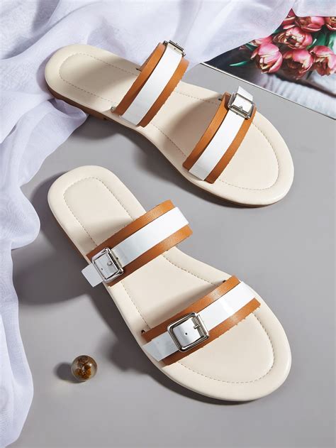 Zara asymmetrical strap slide sandals – Artofit