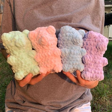 Gummy Bear Plush Toys - Etsy