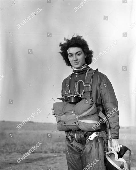 Colette Duval France World Champion Parachutist Editorial Stock Photo