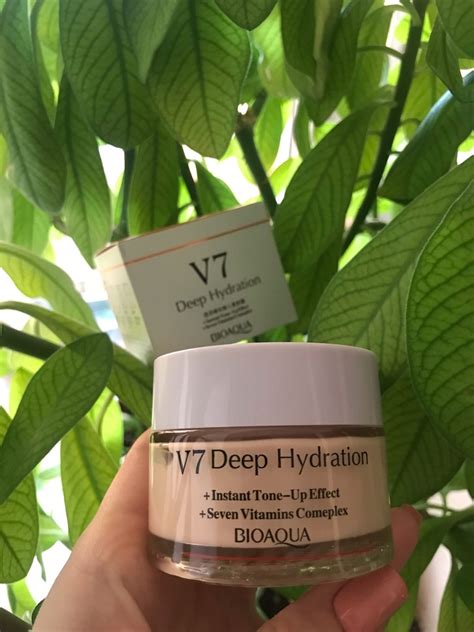Крем с тональным эффектом Bioaqua Увлажняющий V7 Deep Hydration - «Как ...