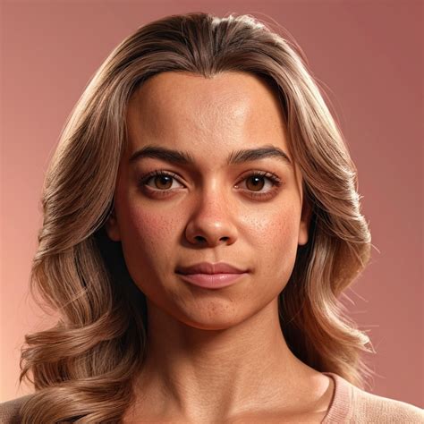 realistic young woman portrait stable diffusion
