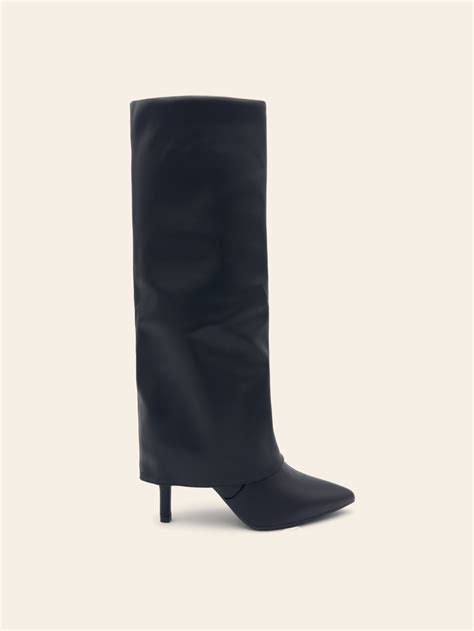 KALLIE - High black boots with stiletto heel and pointed toe – CASSY ...