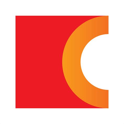 square half circle letter c logo design 11150886 Vector Art at Vecteezy