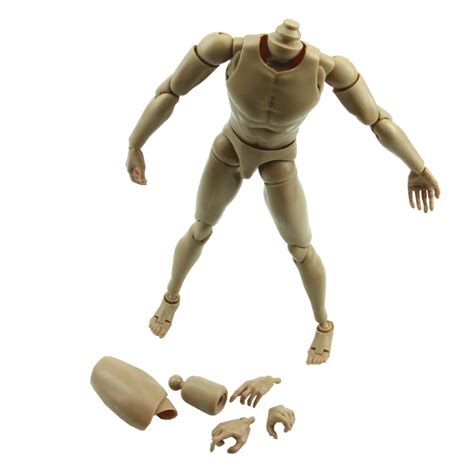 32952868122 1:6 Scale Action Figure Nude Male Body Narrow Shoulder Fit ...