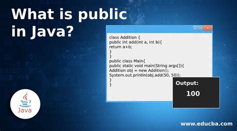 public  java learn   implement public keyword  java