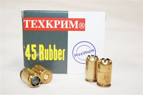 Патрон к.45 RUBBER Техкрим MAXIMUM цены в интернет-магазине в Москве ...