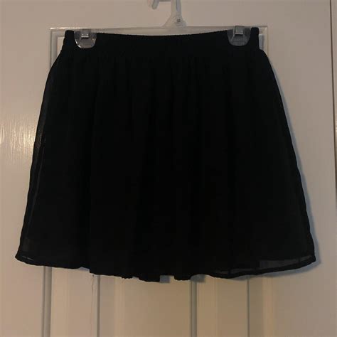 black flowy skirt, only worn a couple times. there’s... - Depop