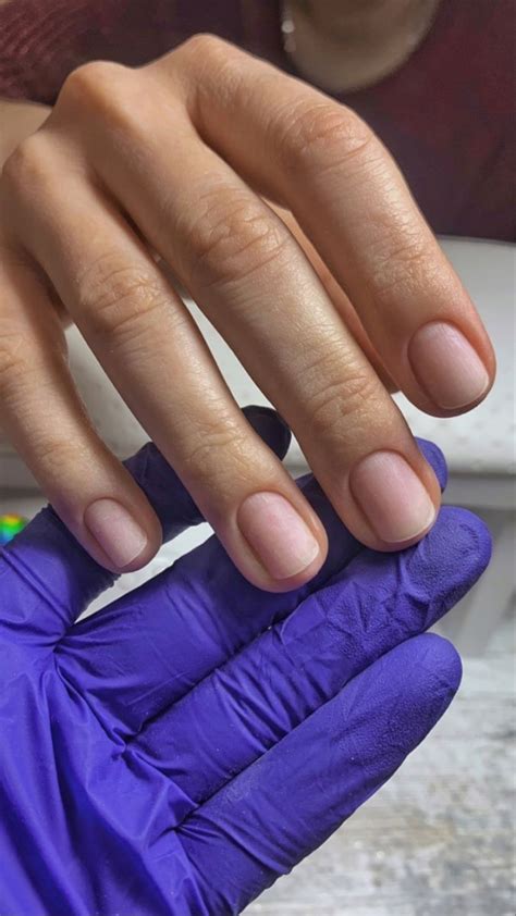 Pin by mitalya on маникюр. | Natural nails manicure, Short nails, Nails