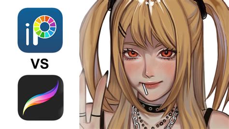 IBISPAINT OR PROCREATE? | + Speedpaint IbisPaint X - YouTube