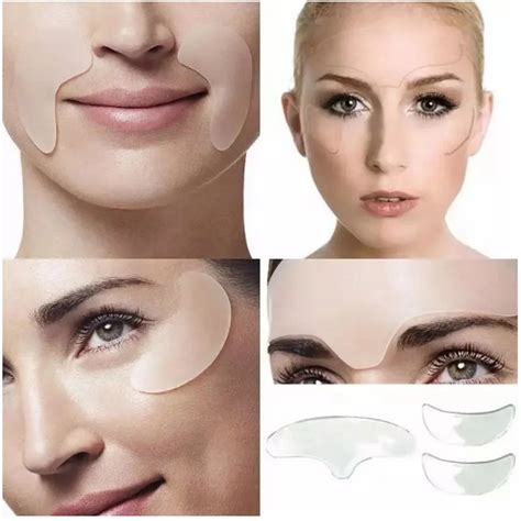 Многоразовые силиконовые B-Skin патчи для лица от морщин набор из 5 ...