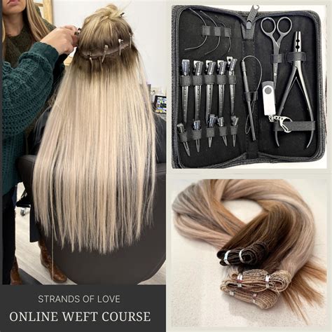 training wefts hidden bead method