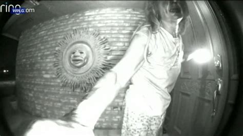 Doorbell camera captures woman's home fire ordeal Video - ABC News