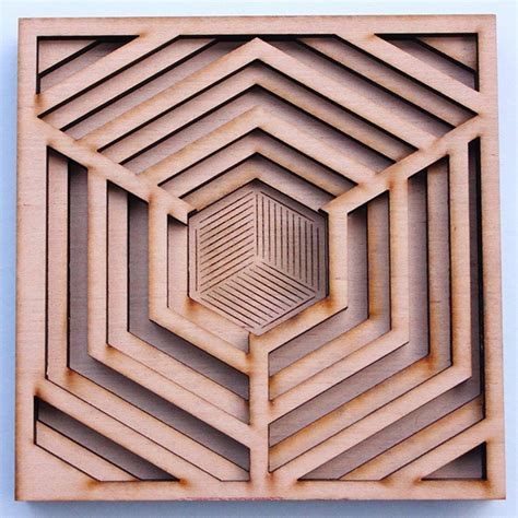 Fascinating Laser Cut Wood Art by Ben James