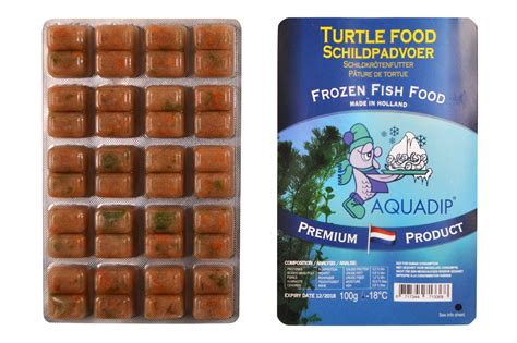 Turtle food - 100 gram blister - frozen - AQUADIP