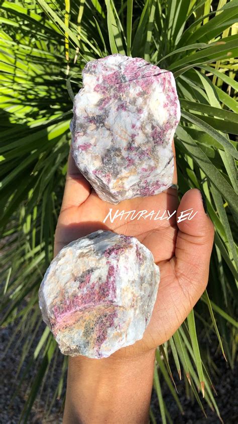 Raw Siberite Purple Tourmaline Gemstone Crystals from | Etsy