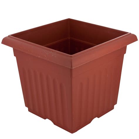 Terracotta Style Square Flower Pot