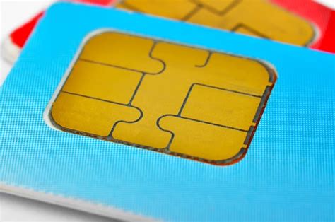 Premium Photo | Two sim cards