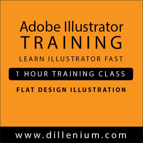 adobe illustrator training  hour training class flat design tutorial