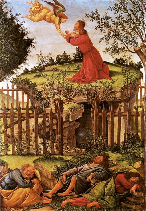 Моление о чаше. Сандро Ботичелли / sandrobotticelli.ru