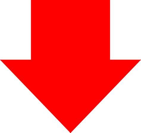 Красная стрелка PNG