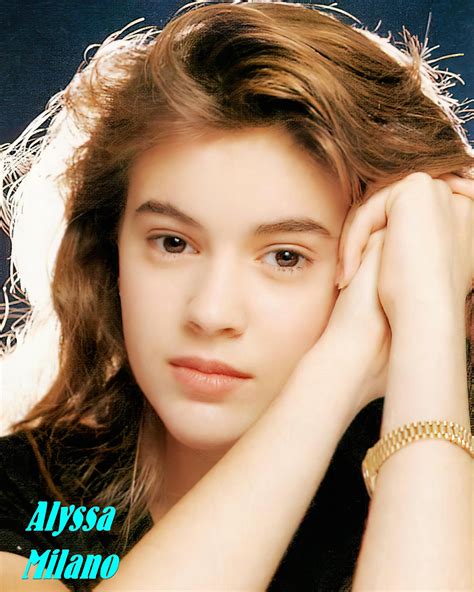 Alyssa Milano Dreamy Portrait | Alyssa milano, Alyssa milano young