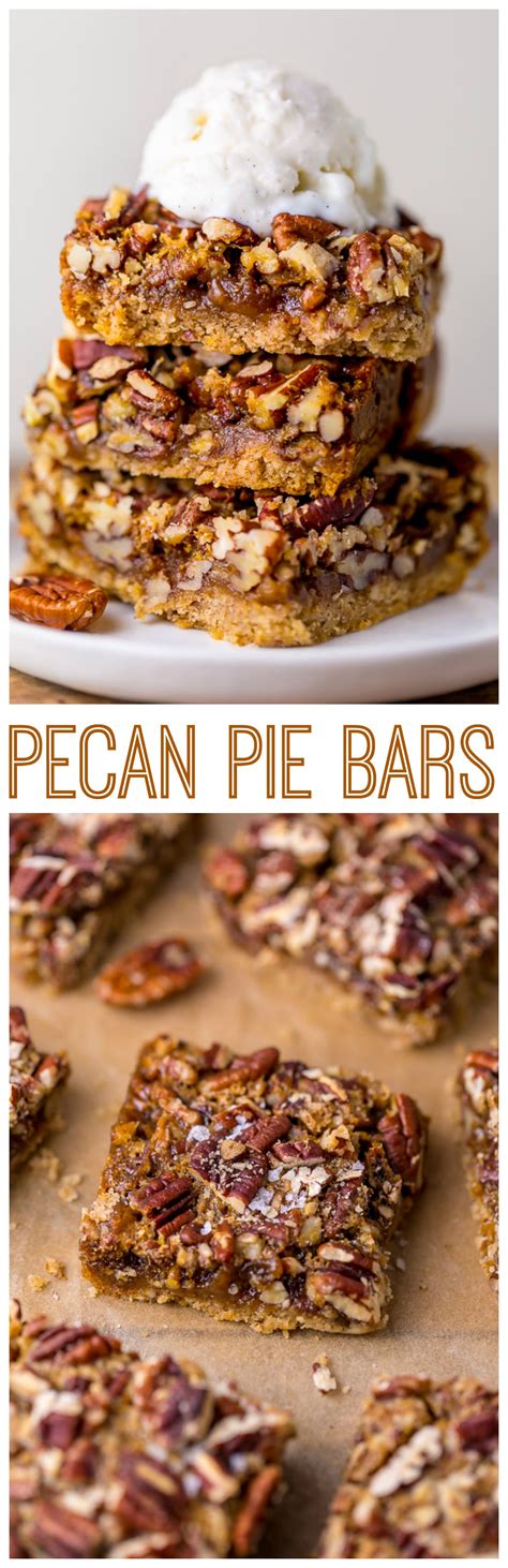 Pecan Pie Bars - Baker by Nature