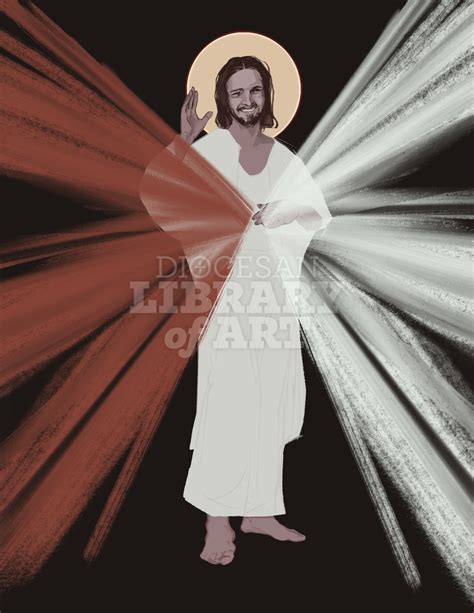 Diocesan Library of Art - Divine Mercy Jesus