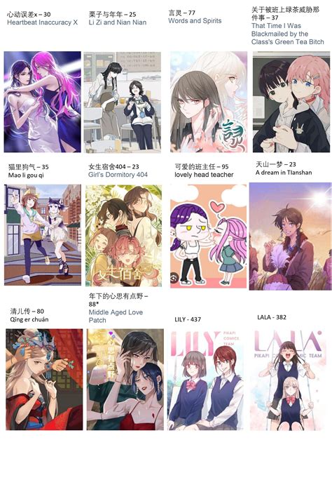 198 Yuri/GL Color Manhua/Manhwa Recommendations! (With Enligsh Titles