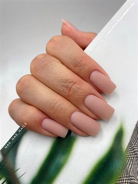 Absolute naturalness 👌🏻 | Beige nails, Neutral nails, Natural acrylic nails