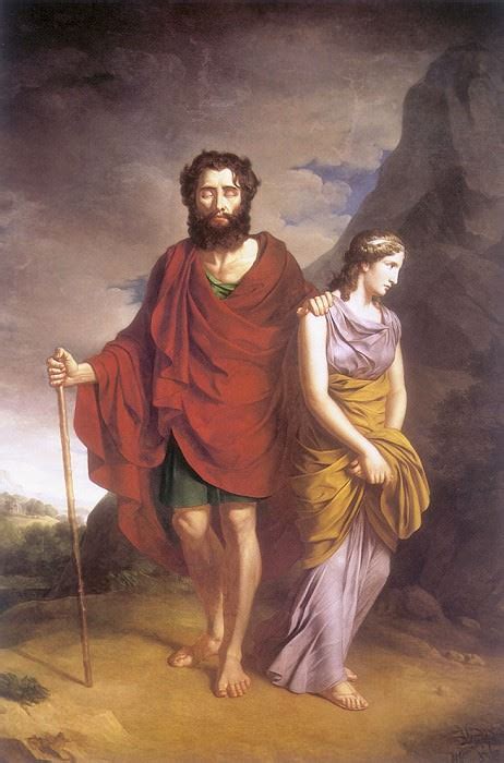 Oedipus and Antigone — Antoni Brodowski