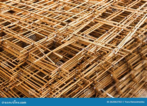 Rebar, Reinforcing Bars or Steel Close Up, Reinforcement Steel, Wires ...